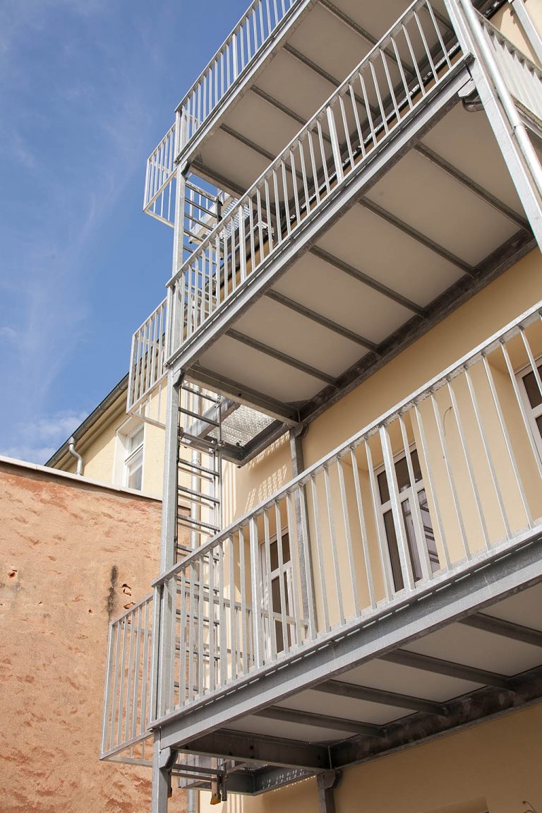 Stahlgeländer aus Stäben