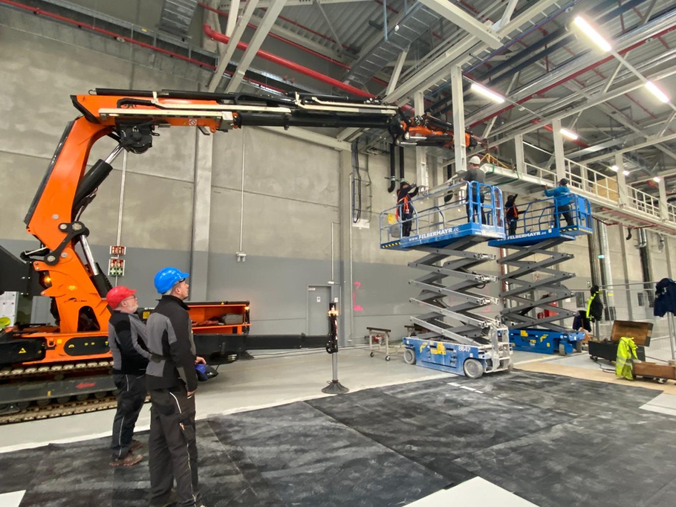 Stahlbühne 2. Ebene