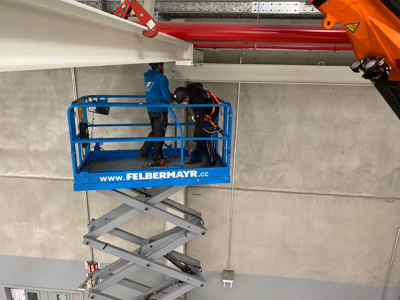 Stahlbühne 2. Ebene