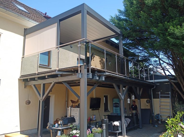 Edelstahl Parsol Glas Geländer