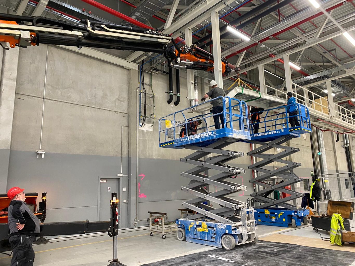 Stahlbühne 2. Ebene