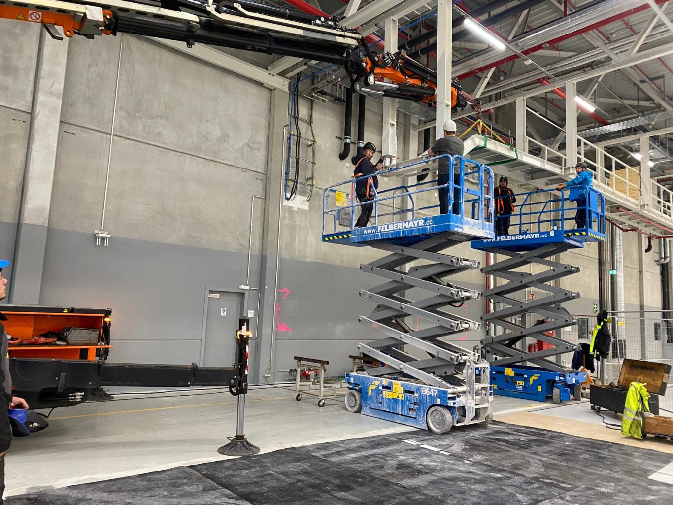 Stahlbühne 2. Ebene