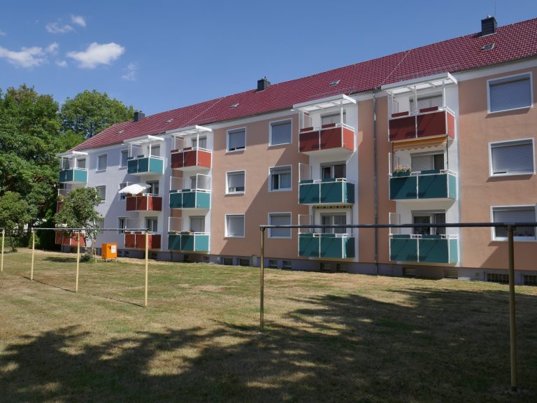 Stahlgeländer mit Trespa