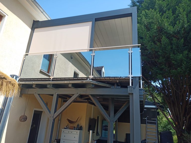 Edelstahl Parsol Glas Geländer