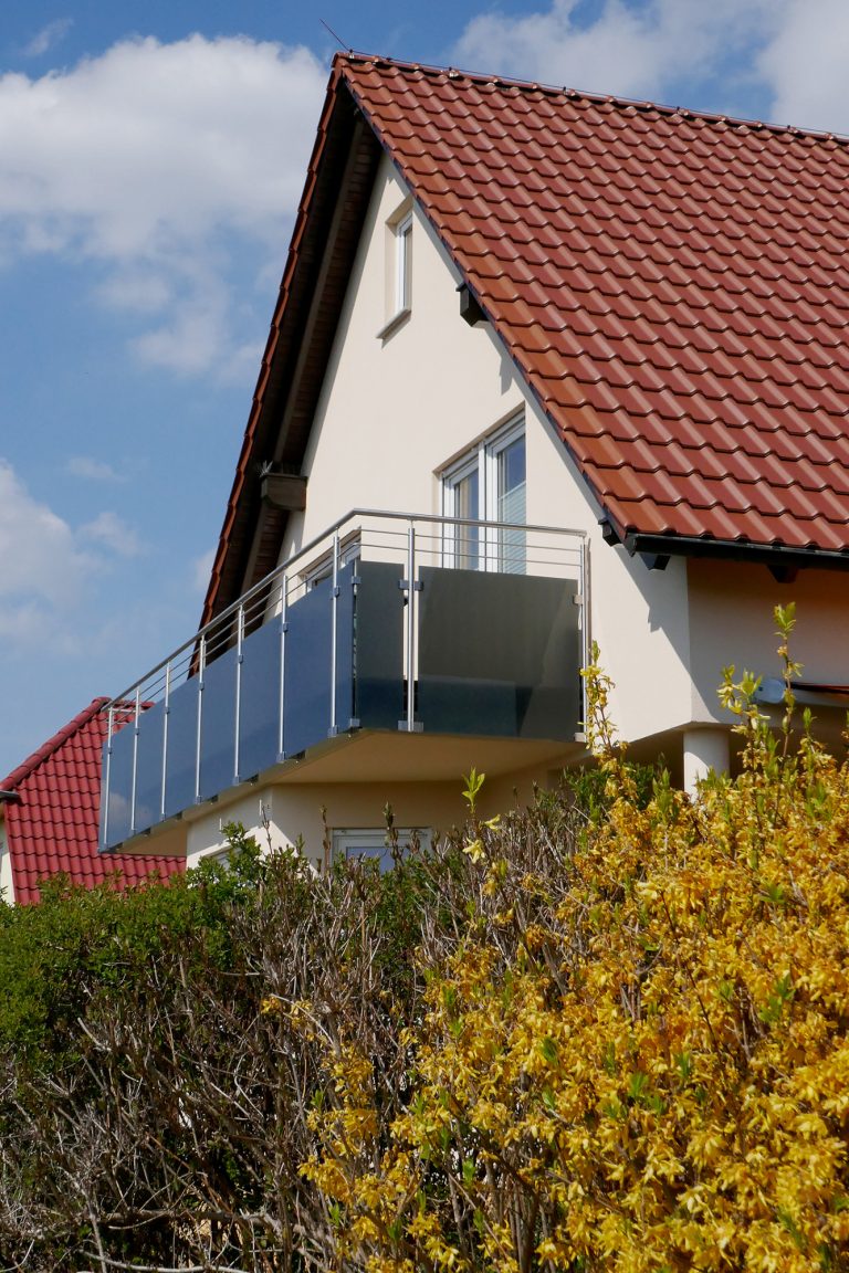 Edelstahl Glas Geländer