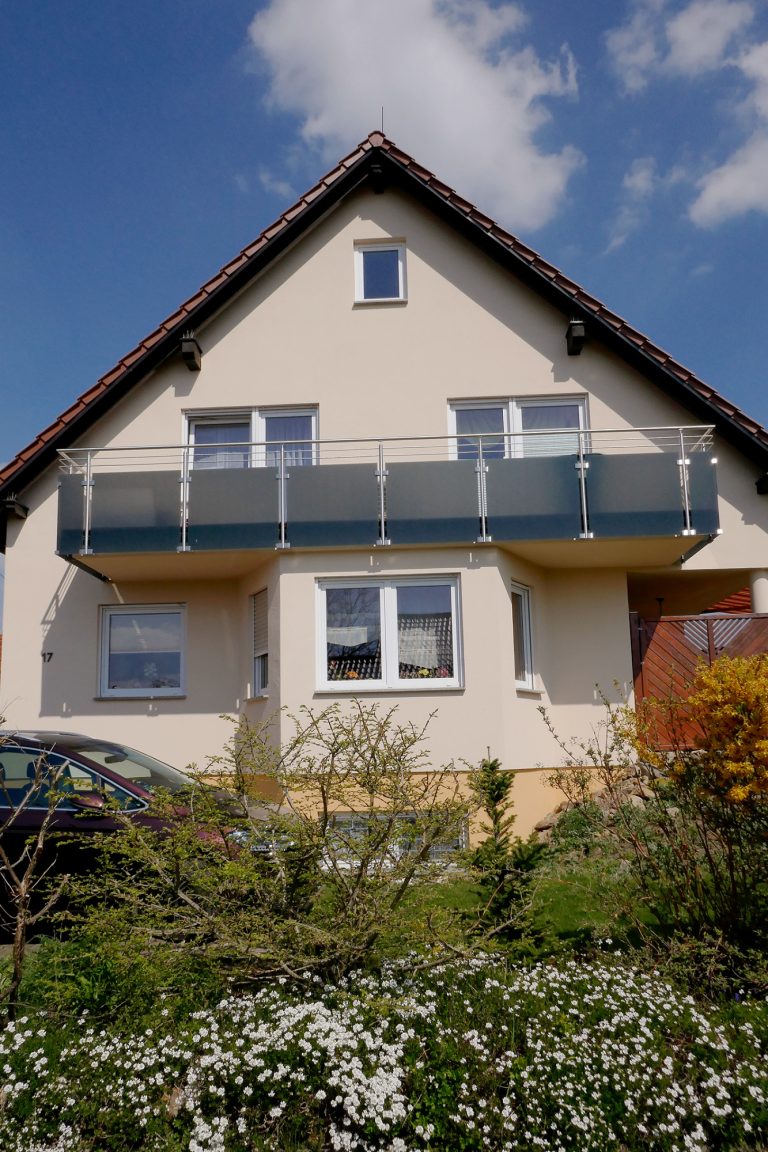 Edelstahl Glas Geländer